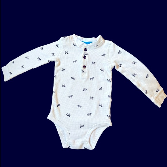 Carter’s Wolf Thermal Onesie 🐺 - Picture 2 of 5